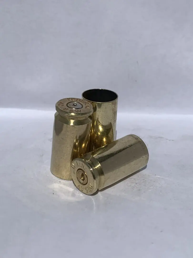 40 S&W Brass Ammo Casings