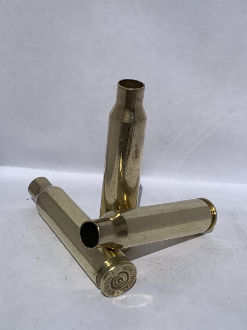 5.56mm Brass Ammo Casings