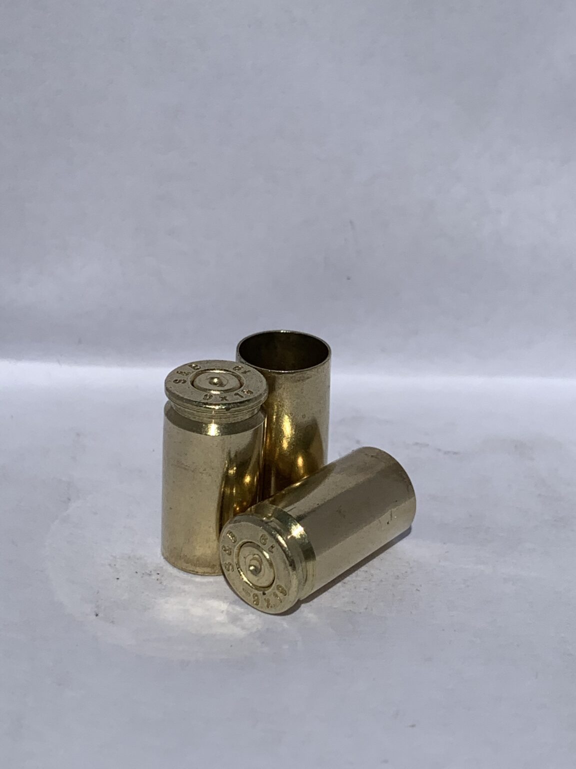 9mm brass once fired
