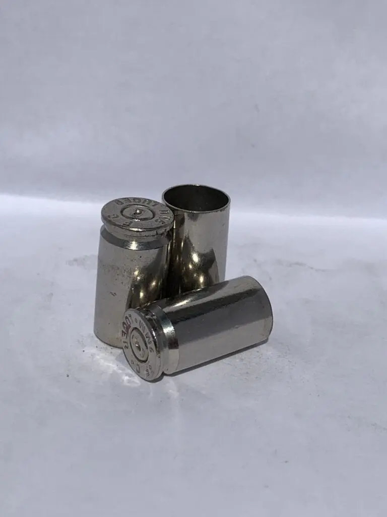 9mm Nickel Ammo Casings