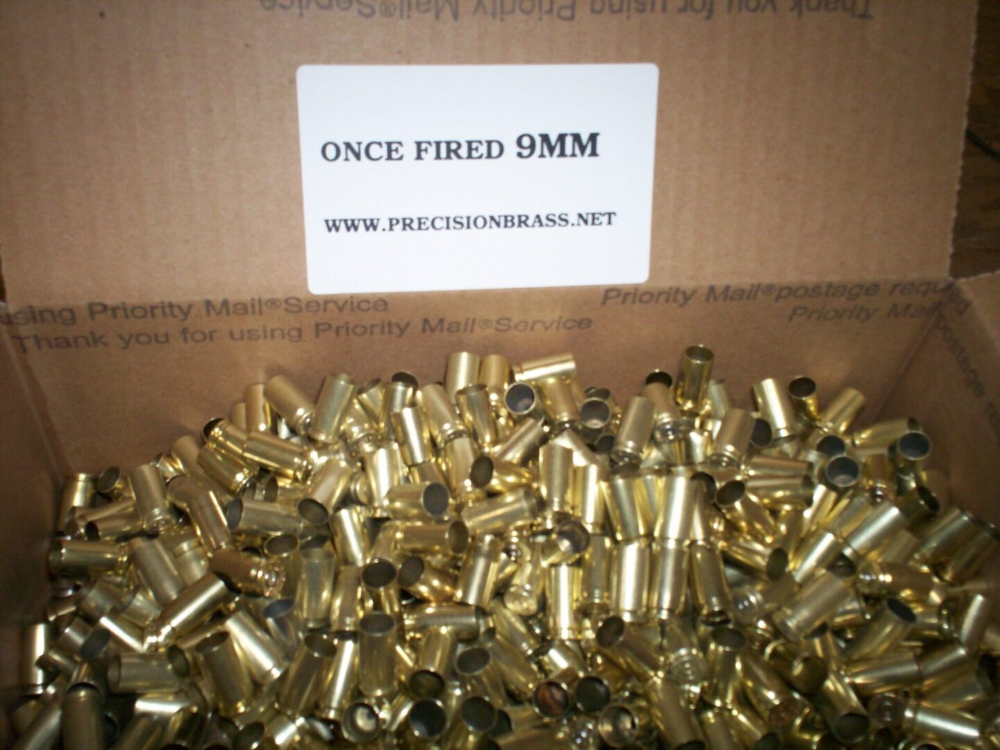 Once Fired 40 SW Nickel Plated Brass, Mixed Head Stamps - Once Fired Brass