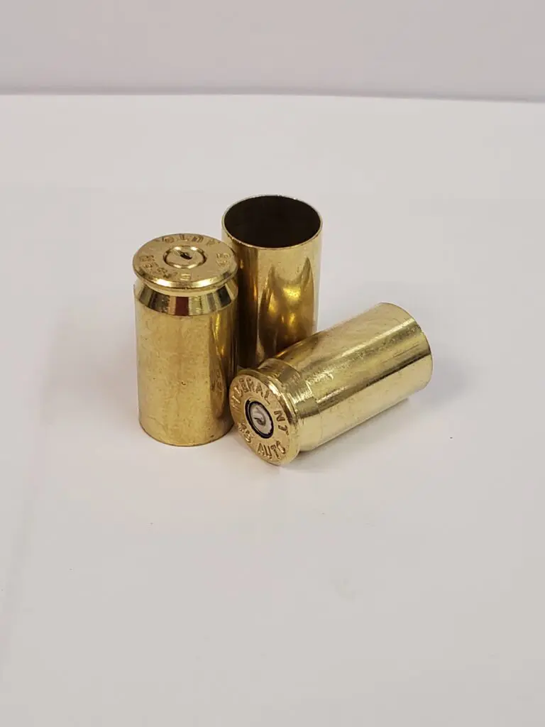 45 ACP Small Primer Once Fired Brass Casings